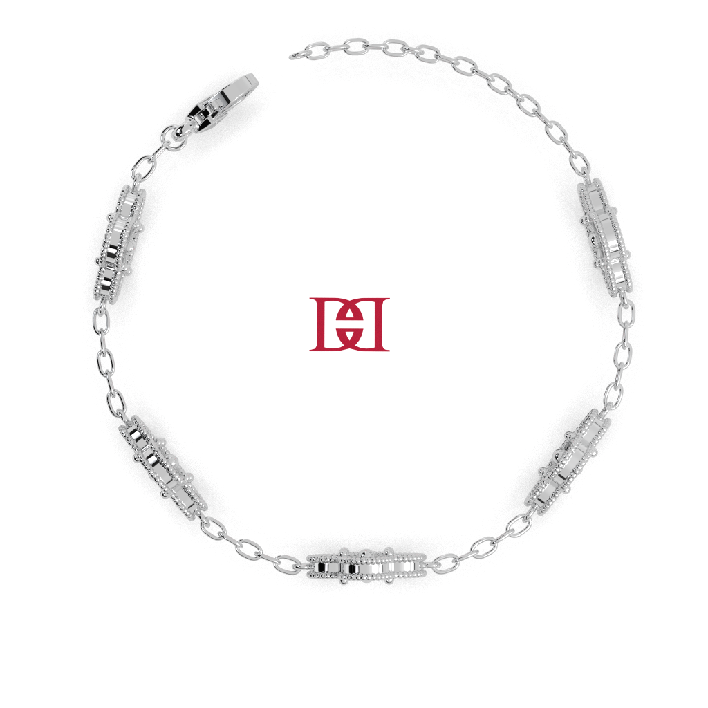 Sterling Silver Clover Bracelet - Minimalist Luxury Jewelry