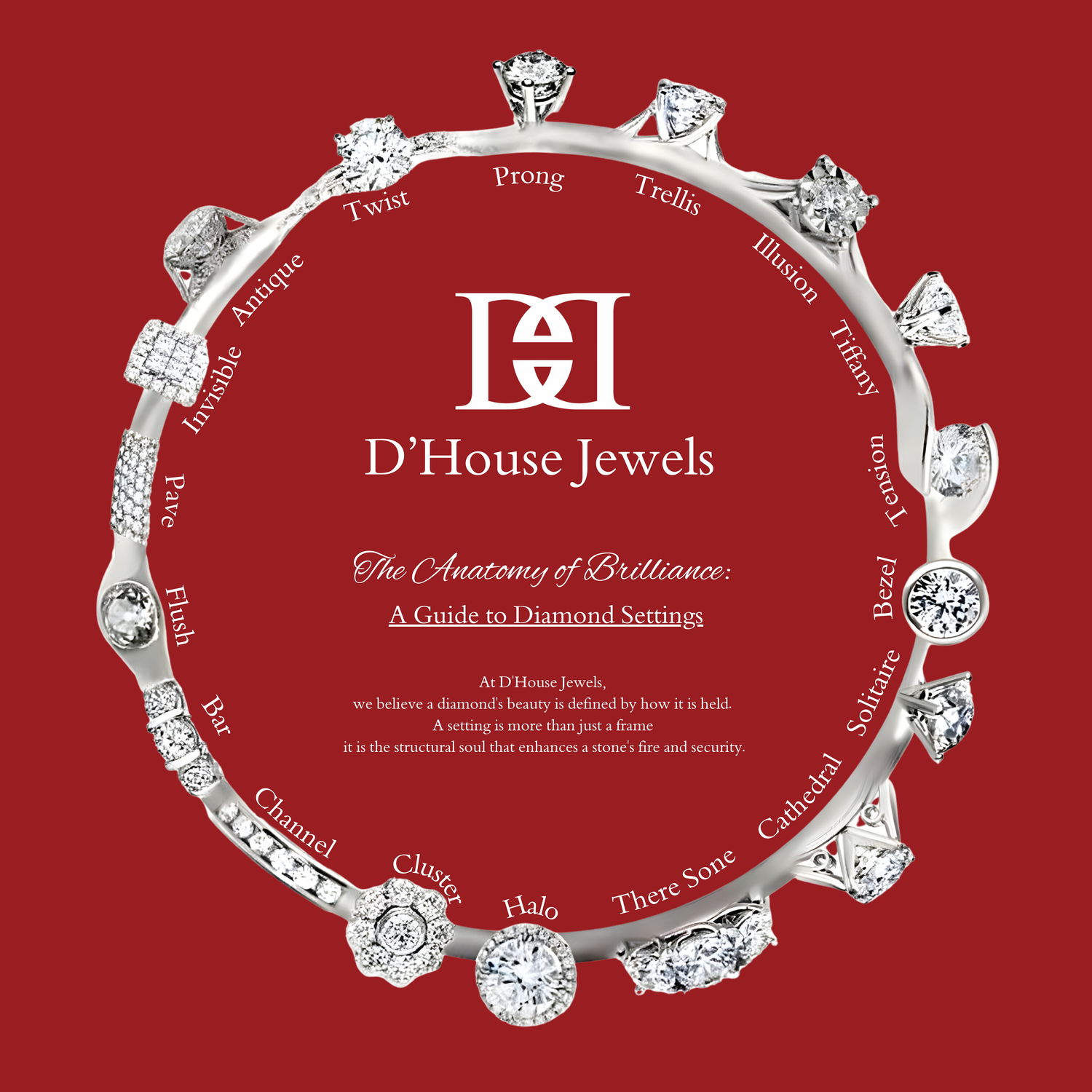 Emerald Cut Diamond Halo Engagement Ring in White Gold – Emerald Cut Solitaire Halo Ring – Vintage Inspired Diamond Engagement Ring – Luxury Proposal Ring